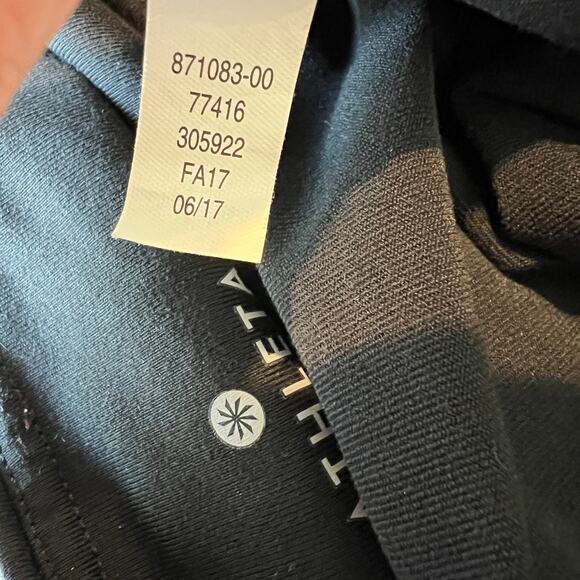 Athleta Side Zip Leggings Black with Rose Gold Hardware Women's M - Picture 10 of 13